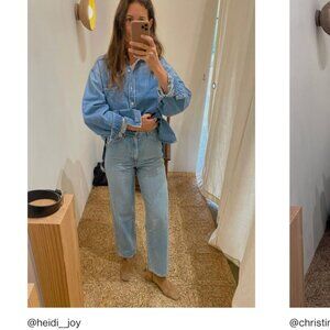 OZMA Classic Denim Straight Leg Jeans